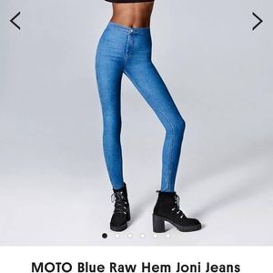 Topshop Moto Joni super High waisted skinny jeans